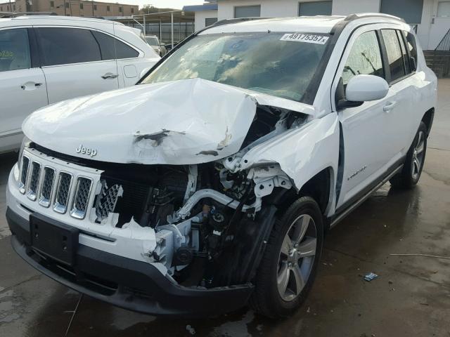 1C4NJCEA6GD792745 - 2016 JEEP COMPASS LA WHITE photo 2