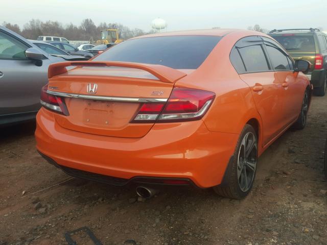 2HGFB6E59FH704201 - 2015 HONDA CIVIC SI ORANGE photo 4