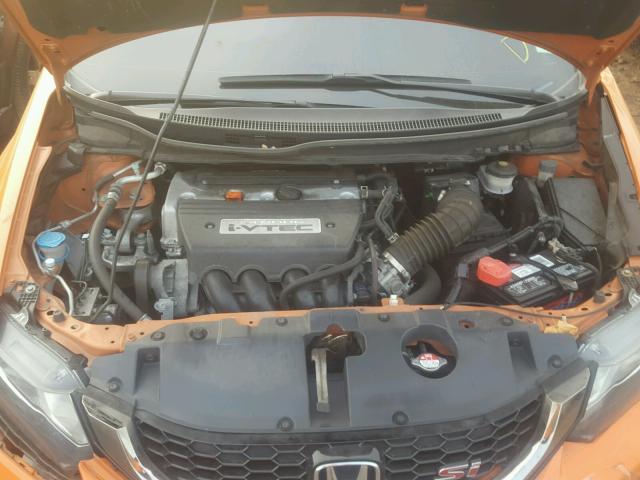 2HGFB6E59FH704201 - 2015 HONDA CIVIC SI ORANGE photo 7