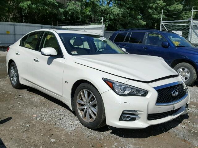 JN1EV7AR1GM342205 - 2016 INFINITI Q50 PREMIU WHITE photo 1