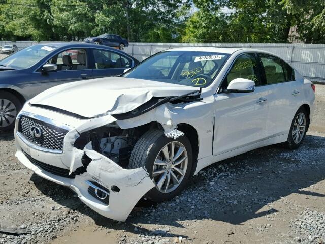 JN1EV7AR1GM342205 - 2016 INFINITI Q50 PREMIU WHITE photo 2