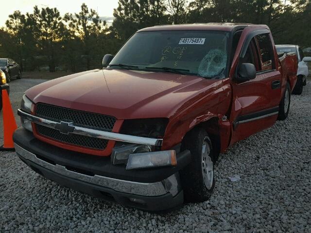 2GCEC13T851227795 - 2005 CHEVROLET SILVERADO RED photo 2