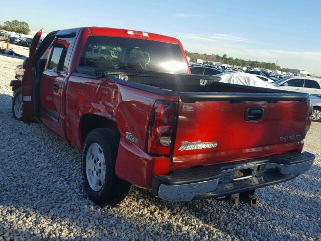 2GCEC13T851227795 - 2005 CHEVROLET SILVERADO RED photo 3