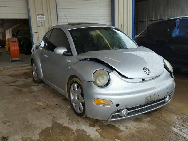 3VWDD21C31M473168 - 2001 VOLKSWAGEN NEW BEETLE ვერცხლისფერი ფოტო 1