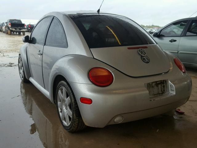3VWDD21C31M473168 - 2001 VOLKSWAGEN NEW BEETLE ვერცხლისფერი ფოტო 3