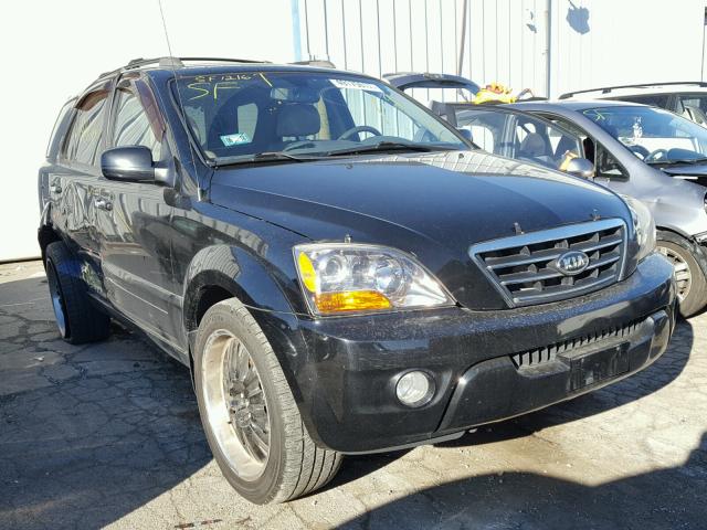 KNDJD736775705358 - 2007 KIA SORENTO EX BLACK photo 1