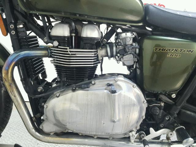 SMT920K13ET651881 - 2014 TRIUMPH MOTORCYCLE THRUXTON GREEN photo 11