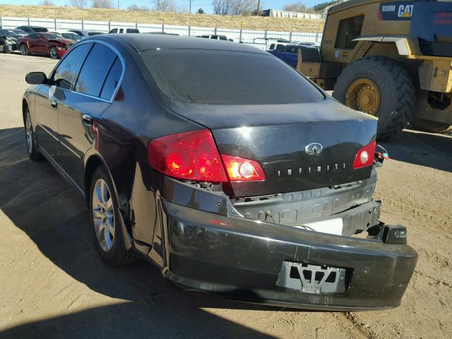 JNKCV51F26M613347 - 2006 INFINITI G35 BLACK photo 3