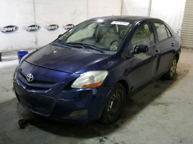 JTDBT923771121043 - 2007 TOYOTA YARIS BLUE photo 2