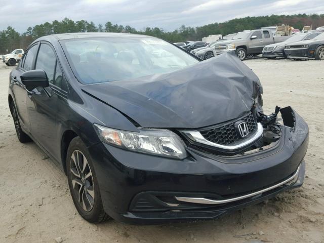 19XFB2F85EE076566 - 2014 HONDA CIVIC EX BLACK photo 1
