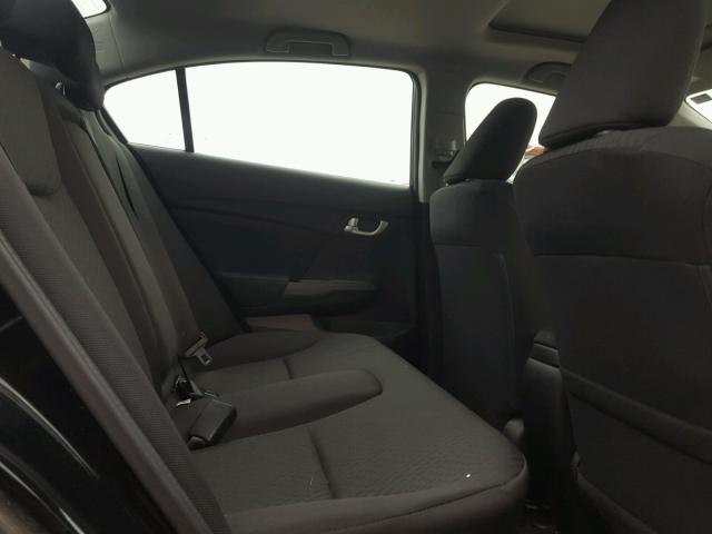 19XFB2F85EE076566 - 2014 HONDA CIVIC EX BLACK photo 6