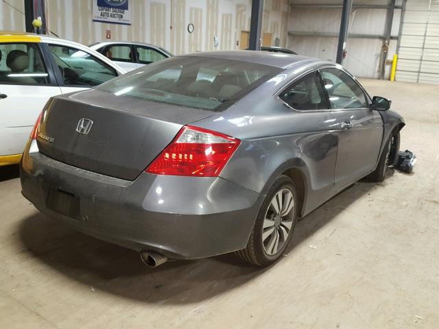 1HGCS1B76AA014487 - 2010 HONDA ACCORD EX GRAY photo 4