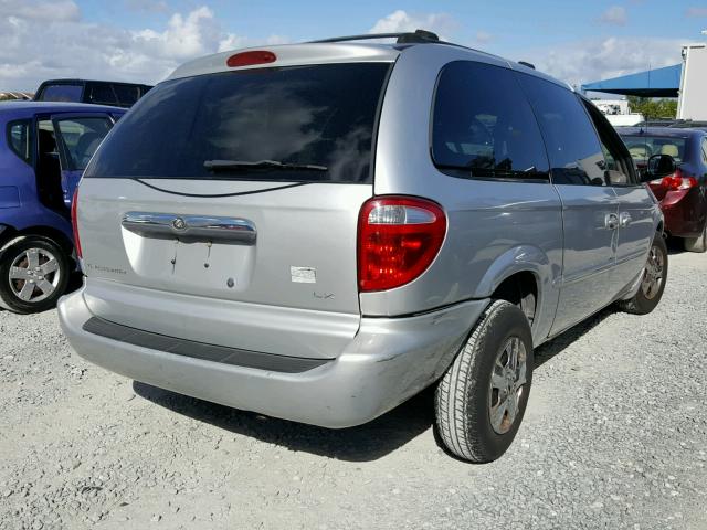 2C4GP44341R298579 - 2001 CHRYSLER TOWN & COU SILVER photo 4