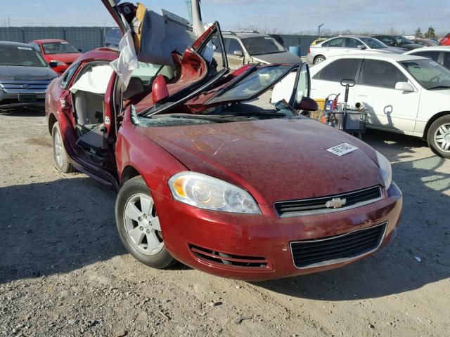 2G1WT57K591115001 - 2009 CHEVROLET IMPALA 1LT RED photo 1