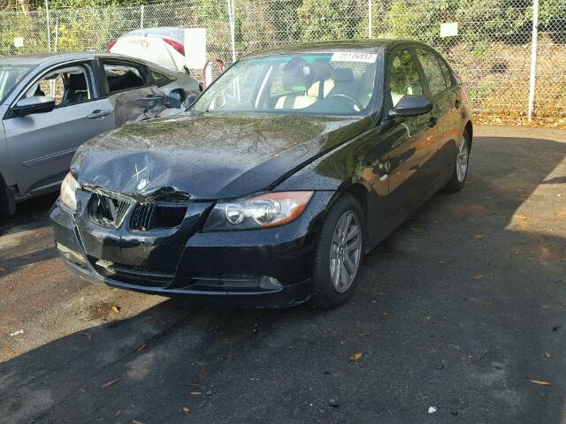 WBAVA33507KX71890 - 2007 BMW 328 I BLACK photo 2