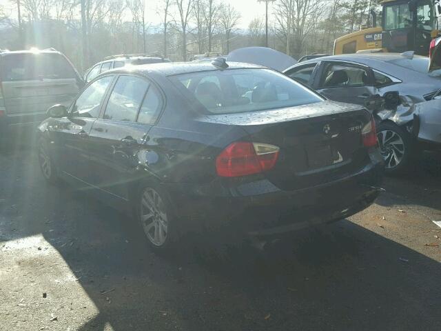 WBAVA33507KX71890 - 2007 BMW 328 I BLACK photo 3