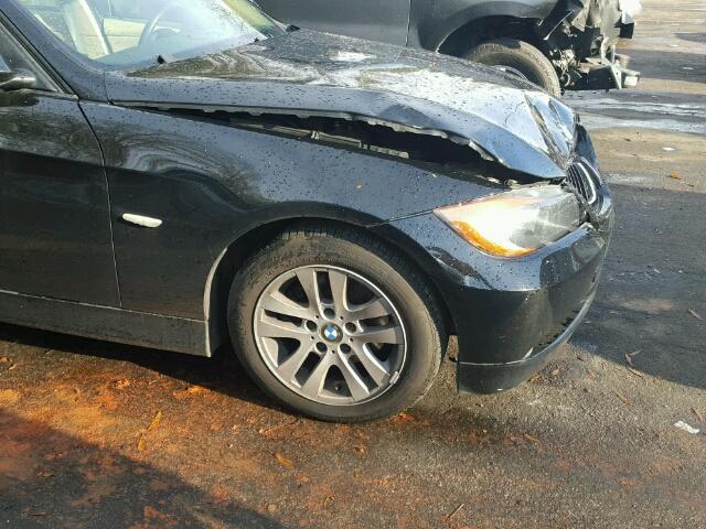WBAVA33507KX71890 - 2007 BMW 328 I BLACK photo 9