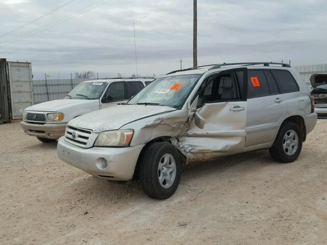 JTEGP21A470139275 - 2007 TOYOTA HIGHLANDER SILVER photo 2