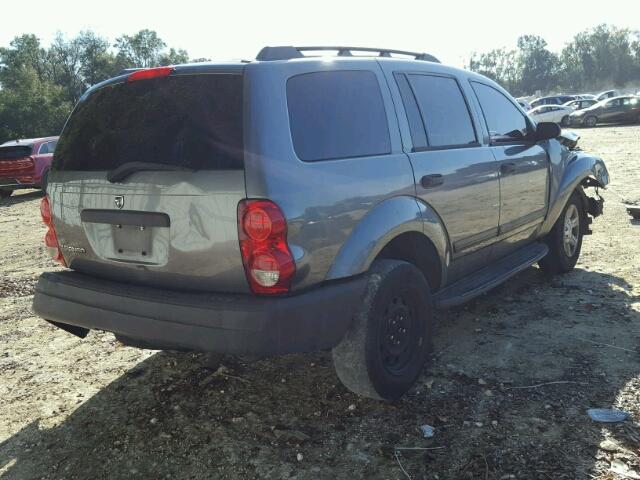 1D8HD38K65F589575 - 2005 DODGE DURANGO ST GRAY photo 4