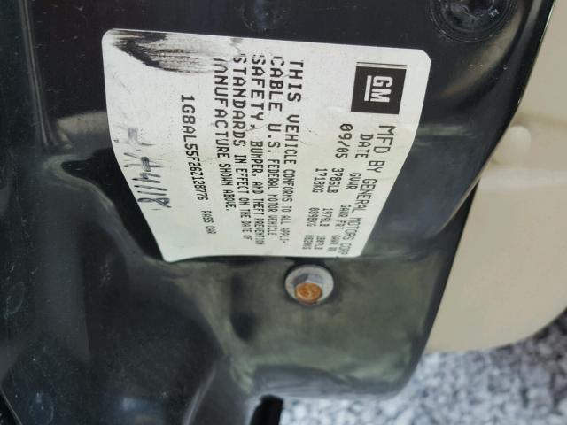 1G8AL55F26Z128776 - 2006 SATURN ION LEVEL GRAY photo 10