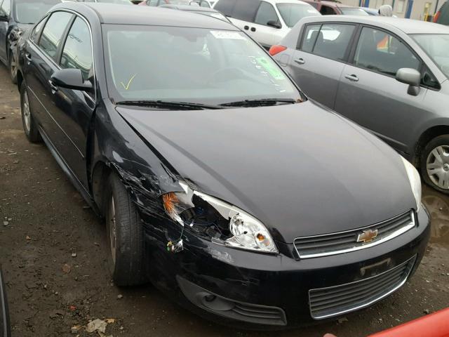 2G1WB5EK7A1186386 - 2010 CHEVROLET IMPALA LT BLACK photo 1