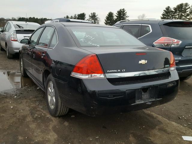 2G1WB5EK7A1186386 - 2010 CHEVROLET IMPALA LT BLACK photo 3