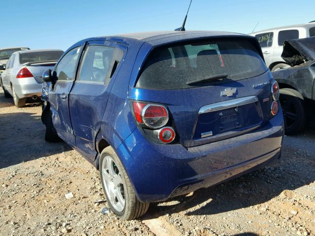 1G1JE6SB5E4226941 - 2014 CHEVROLET SONIC LTZ BLUE photo 3