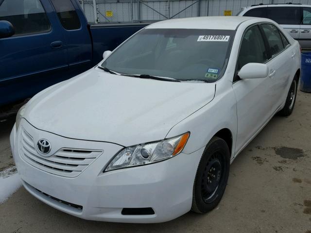 4T1BE46K19U867080 - 2009 TOYOTA CAMRY BASE WHITE photo 2