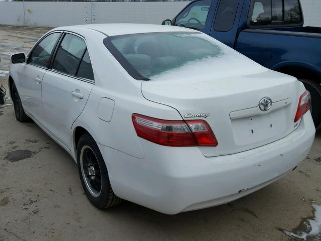 4T1BE46K19U867080 - 2009 TOYOTA CAMRY BASE WHITE photo 3