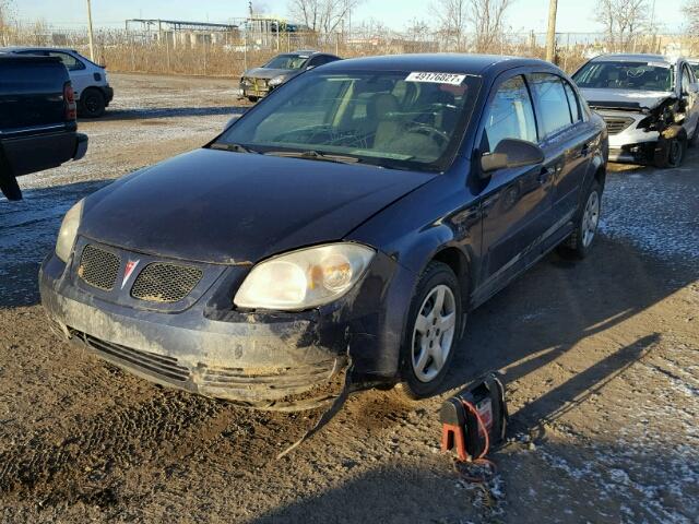 1G2AD5F54A7113603 - 2010 PONTIAC G5 SE BLUE photo 2