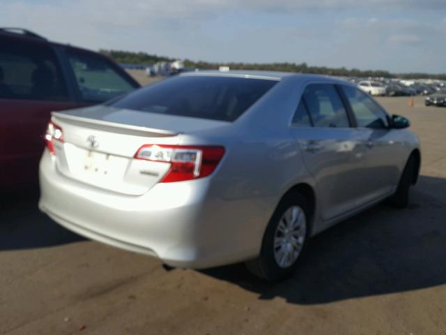 4T1BF1FK7CU521148 - 2012 TOYOTA CAMRY BASE SILVER photo 4