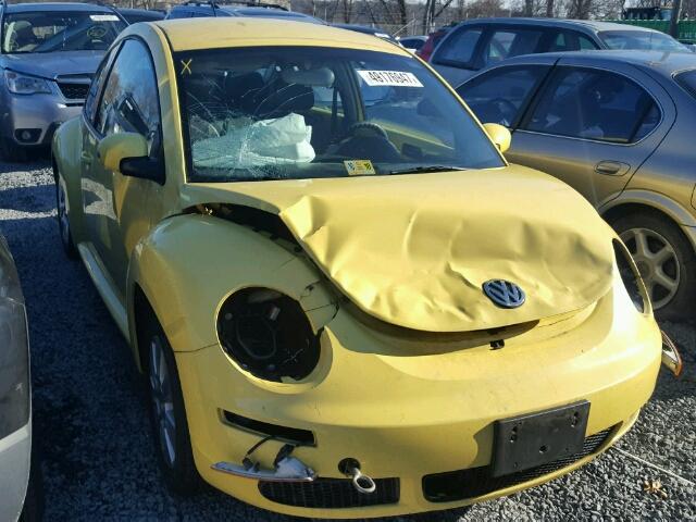 3VWPW31C68M516232 - 2008 VOLKSWAGEN NEW BEETLE YELLOW photo 1