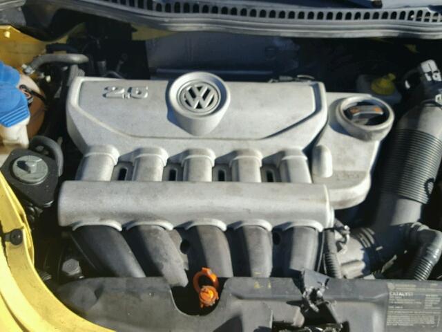 3VWPW31C68M516232 - 2008 VOLKSWAGEN NEW BEETLE YELLOW photo 7