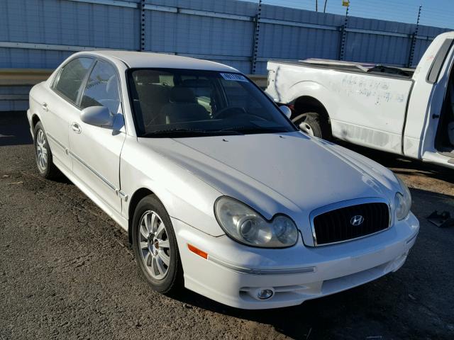 KMHWF35H54A016831 - 2004 HYUNDAI SONATA GLS WHITE photo 1