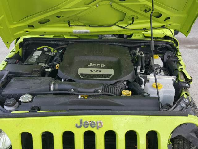 1C4AJWAG2HL548236 - 2017 JEEP WRANGLER S GREEN photo 7