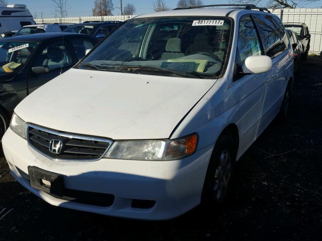 5FNRL18664B056027 - 2004 HONDA ODYSSEY EX WHITE photo 2