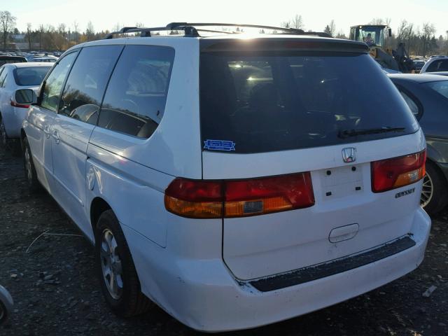 5FNRL18664B056027 - 2004 HONDA ODYSSEY EX WHITE photo 3