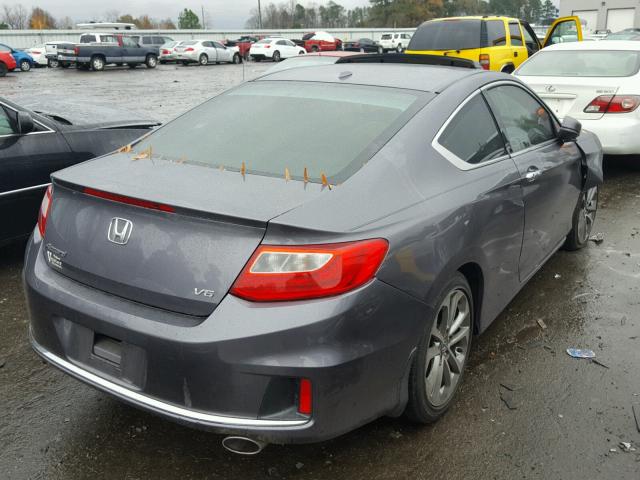 1HGCT2B86DA009550 - 2013 HONDA ACCORD EXL CHARCOAL photo 4