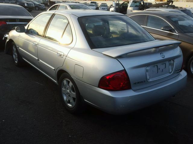 3N1CB51D06L632968 - 2006 NISSAN SENTRA 1.8 SILVER photo 3