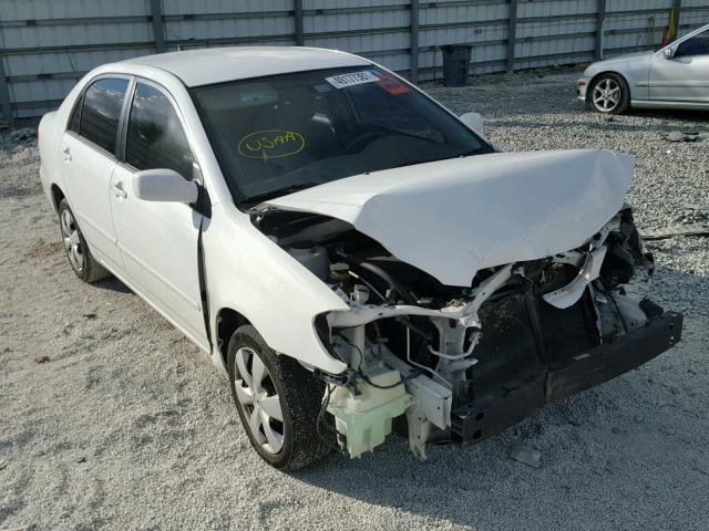 JTDBR32E552057038 - 2005 TOYOTA COROLLA CE WHITE photo 1