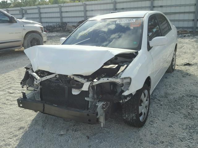 JTDBR32E552057038 - 2005 TOYOTA COROLLA CE WHITE photo 2