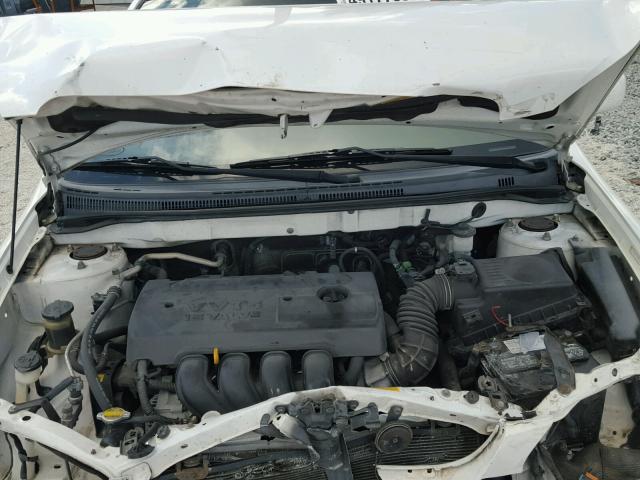 JTDBR32E552057038 - 2005 TOYOTA COROLLA CE WHITE photo 7