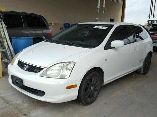 SHHEP33563U401454 - 2003 HONDA CIVIC SI WHITE photo 2