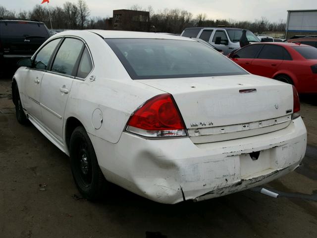 2G1WS57M691297618 - 2009 CHEVROLET IMPALA POL SILVER photo 3