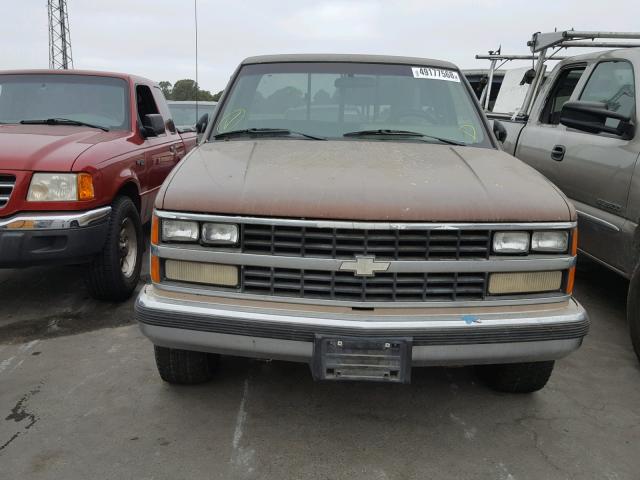 2GCFC24K3J1128490 - 1988 CHEVROLET GMT-400 C2 BROWN photo 10