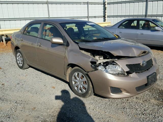 2T1BU40E79C113432 - 2009 TOYOTA COROLLA BA TAN photo 1