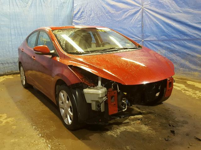 KMHDH4AE0CU217620 - 2012 HYUNDAI ELANTRA GL RED photo 1