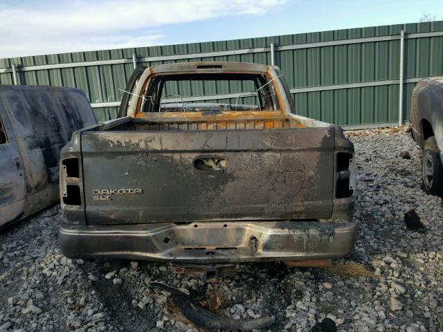 1D7HW48K46S597347 - 2006 DODGE DAKOTA QUA BURN photo 10