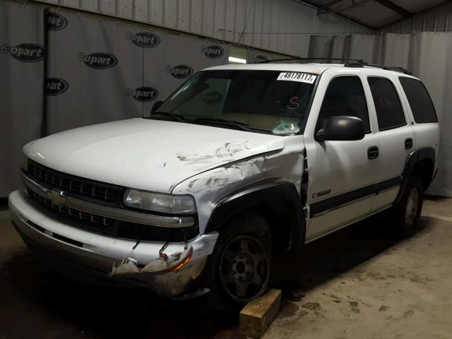 1GNEC13T1YJ164041 - 2000 CHEVROLET TAHOE C150 WHITE photo 2