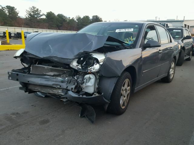 1G1ZT58N28F134652 - 2008 CHEVROLET MALIBU LT GRAY photo 2